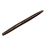 Yum Lures Dinger Classic Worm All-Purpose Soft Plastic Bass Fishing Lure - Great Texas Rigged, Wacky Style, Carolina Rigged, Pitched, Etc., Watermelon/Red Flake, 6''