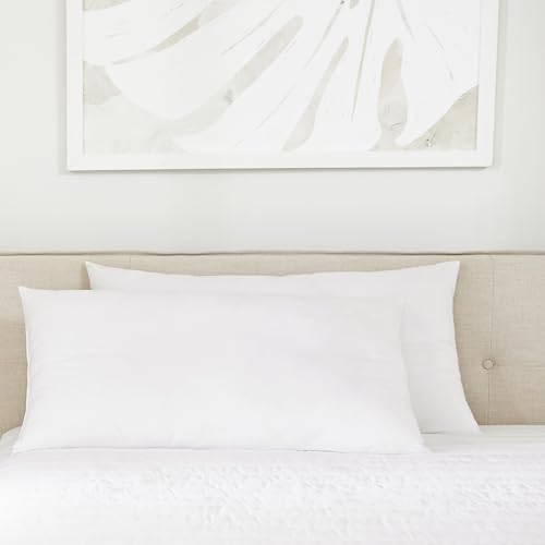 Set 2 Almohadas de cama King de fibra poliéster miniatura 2