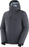 SALOMON Arctic Down Jktm Chaqueta, Hombre, Ebony/Heather, XL