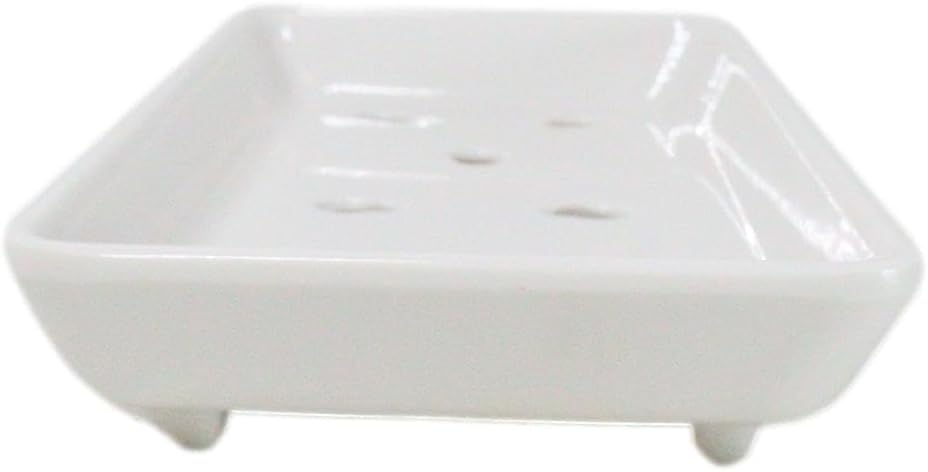 Ebros Gift Japanese Cuisine White Melamine Neta Zara Sushi Sashimi Chef Serving Plate With Drip Holes 8" X 3.75" Sushi Case Raw Food Preparation And Storage Restaurant Supply (12)