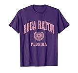 Boca Raton FL Vintage College Sports Design T-Shirt