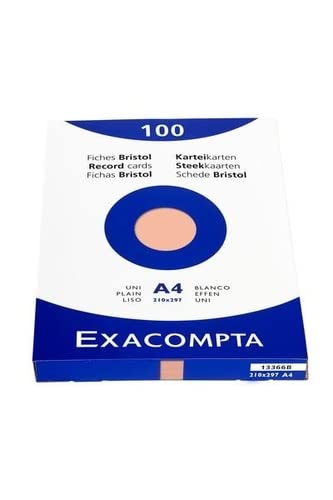 Exacompta 13366B Cartoncini Bristol, 21x29 cm