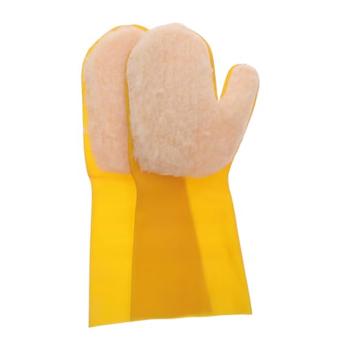 KONTONTY Waterproof for Pool Cleaning 2 Pcs Scrub Mitts Spa Cleaning Mitts Dish Washing Household Cleaning Tools