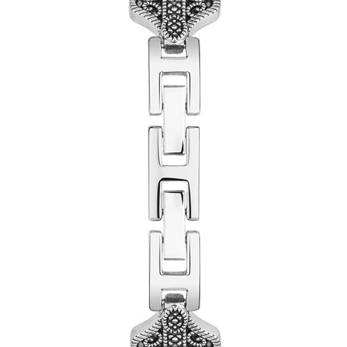 Sekonda Marcasite Womens Watch – 19mm Ladies Watch with Stone Set Oval Case, Mother of Pearl Dial and Bracelet – Vintage Style – 2 Year Warranty - Image 7