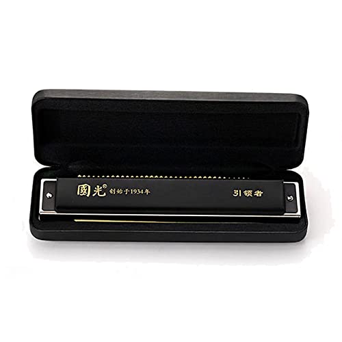 FFYUEEE Harmonica Polyonique De Sandal De Sandal Rouge, 24 Trous en C, Instrument De Musique Professionnel, Noir Mat, 18… - Les Beatles, Paul McCartney, John Lennon, RIngo Starr, George Harrison FFYUEEE Harmonica Polyonique De Sandal De Sandal Rouge, 24 Trous en C, Instrument De Musique Professionnel, Noir Mat, 18…