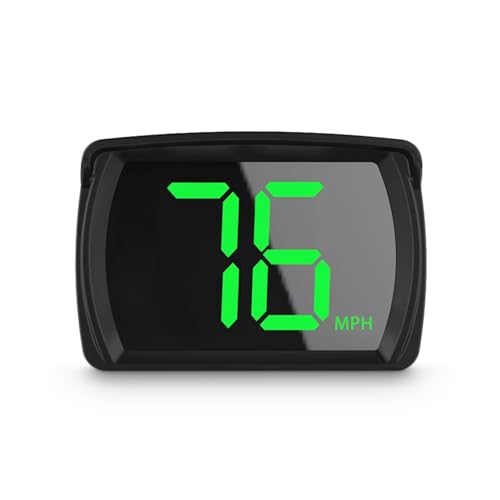 Painel de exibição digital Heads-Up Display GPS velocímetro MPH para carros e caminhões Plug and Play Tela grande em alta definição