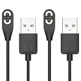 2-Pack Compatible with Shokz OpenSwim Pro S710 Bone Charger,Magnetic Charging Cable for USB to 4-Pin Magnetic Connector Replacement Charger...