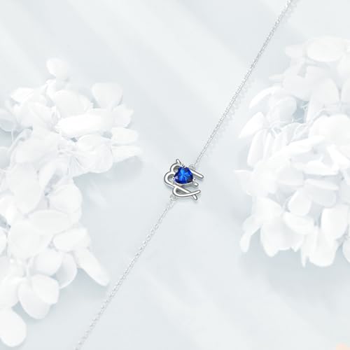 Zodiac Constellation Bracelet 925 Sterling Silver Constellation Link Bracelet Constellation Jewelry Gifts for Women3