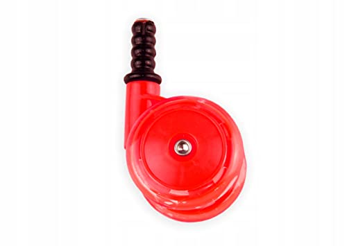 Silikonräder Lauflernhilfe Baby Walker Laufrad – Ersatzteil, 4 Stück/Set, Rad-Set, weich (Rot)