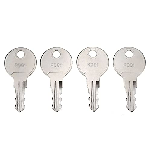 Image of DVPARTS 10X RV Camper Trailer Key R001 230012 RV Keys Compatible with Baggage /Compartment Door Key