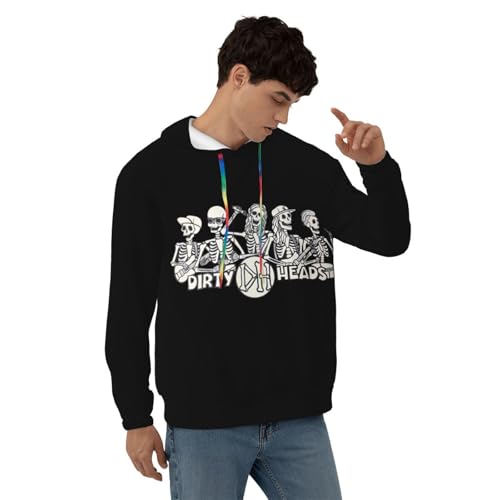 Dirty Band Heads Hoodie Men Sweatshirt Long Sleeve Hoodies Pullover Fashion Drawstring Hoodie With Pocket3