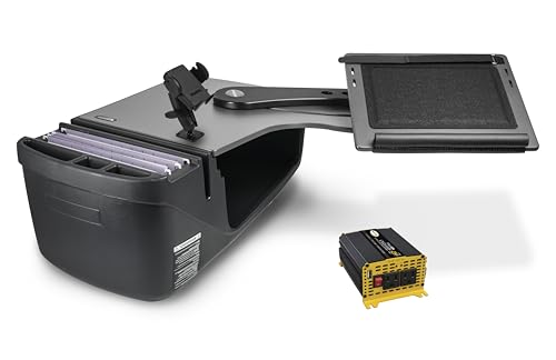 Bureau de véhicule arrière gauche AutoExec gris avec onduleur de 400W