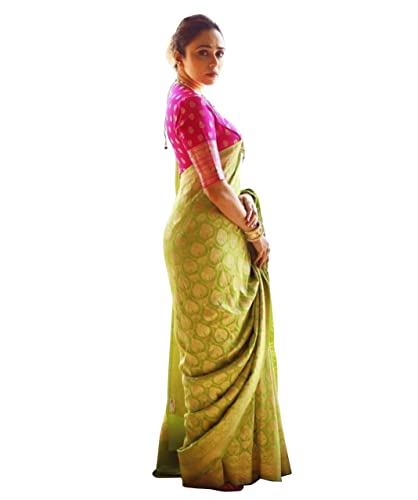 Image of Avantika Fashion Women's Kanjivaram Soft Silk Saree With Blouse Piece