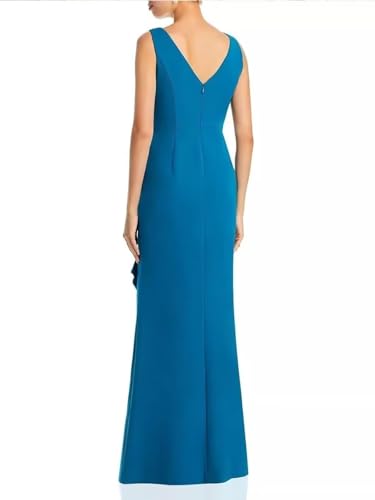 Satin Mother of The Bride Dresses for Women Long Slit Mermaid Ruched Wedding Guest Dress3