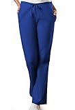 Cherokee Women's Fashionable Flare Leg Drawstring Pant, Galaxy Blue, Small