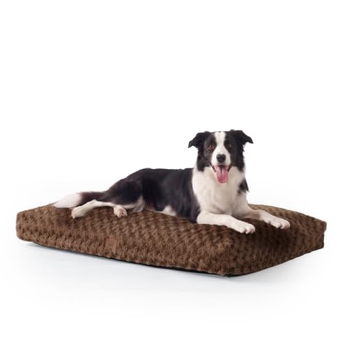 EGOHOME Dog Bed for Large Dogs, Shredded Memory Foam, Washable, Non-Slip