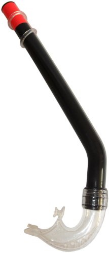 SEAC Z Grande, Snorkel for Adults with Ergonomical Mouthpiece, Black, standard