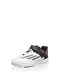  adidas Unisex-Kinder F10 Tf J Sneaker, weiß/schwarz/Bordeaux, 24 EU