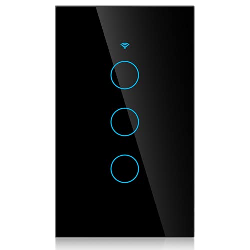 Interruptor Inteligente, Interruptor Inteligente Painel de Interruptor Wifi para Controle de Voz SIR