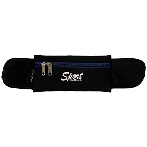 ALEXANDER MILANO - Riñonera Deportiva Hombre de Neopreno cinturón Running Mujer Impermeable Unisex Correa Ajustable Elasticas Cover