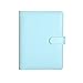 Produktbild Leder A5 Ringbuch,Ringbuch Planer Notebook Leder Notizbuch Nachfüllbares Notebook Planer Organizer mit Magnetisch Schnalle Schließung für A5 Füllpapier (Innenpapier nicht enthalten) Blau