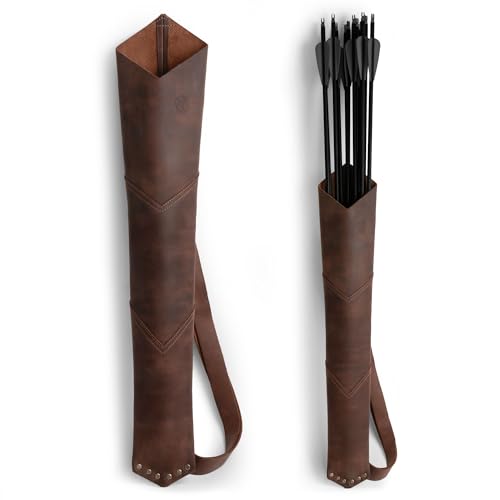 Valhalla Gear, Back Arrow Archery Quiver, Vintage Holder for Shooting