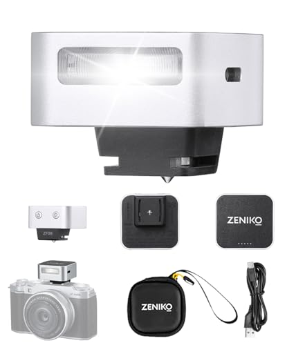 ZENIKO ZF08 Camera Flash (Silver) 440 Full Power Flashes