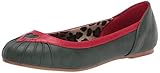 Retro Bettie Page Damen-Ballerinas im Vintage-Stil., Gr�n (grün), 38 EU