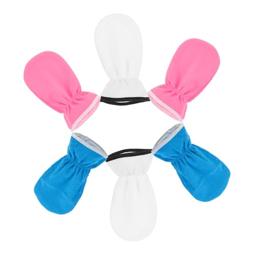 Mikinona Moisturizing Hand Masks Gloves 3 Pairs Spa Gloves Paraffin Wax Mittens for Women