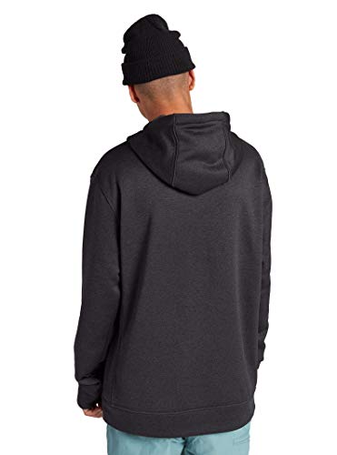 Image of Burton Men's Oak Pullover Hoodie - Technical Sweatshirt w /Quick-Drying Fleece & Thumbhole Cuffs