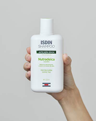 Foto von ISDIN Nutradeica Anti-Schuppen Shampoo (200ml) | Reduziert überschüssiges Sebum | lindert Juckreiz und reduziert Schuppen