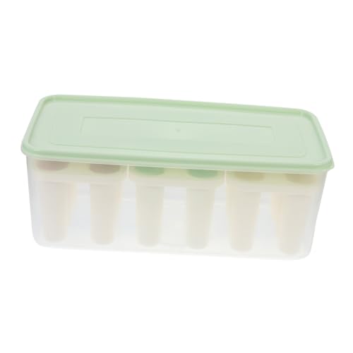 LOPUNER 自宅用アイスキャンディーモールド 蓋付き密封設計 低温耐性素材 簡単取り出し 友人への手作りアイス に