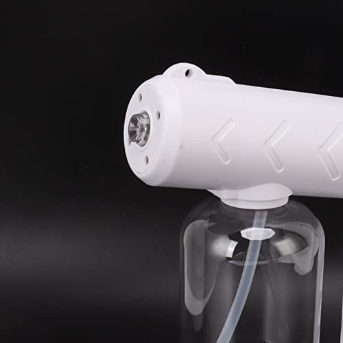 Atomizador de álcool portátil, nanorpulverizador branco 380 ml sem fio para jardim para casa