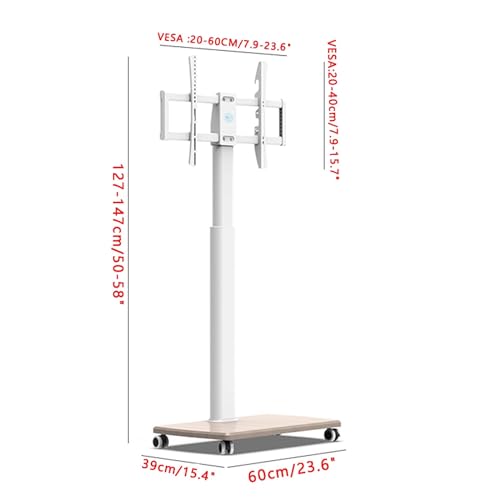Soporte móvil universal para TV 37-75 pulgadas ajustable miniatura 2