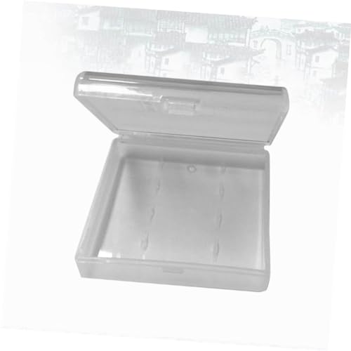 Custodia Portatile Trasparente per Batterie Aaa Portabatterie per Pile Aaa Leggera e Compatta per e Organizzazione Sicura delle