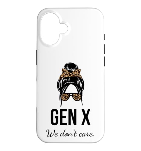 Gen X we don't care �ʔ����W�F�l���[�V����X���[���A�L���[�g�ŎU�炩�������c�q �X�}�z�P�[�X iPhone 16 �p