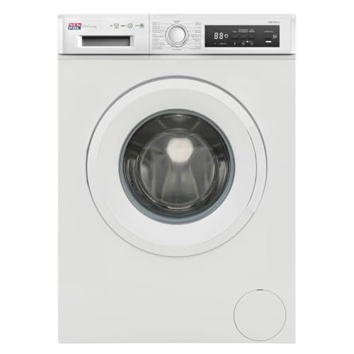 NEW POL Lavadora 8 Kg, 1000 rpm, D, Antialergica, Black display