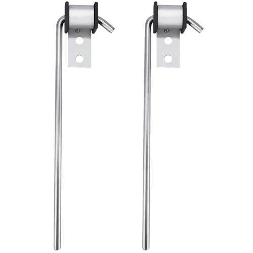 Universal Exhaust Hanger Rod Heavy Duty Stainless Steel Exhuast Pipe Hanger Rod Weld On Exhaust System- 3/8 Rod 11 Long (2 Packs)