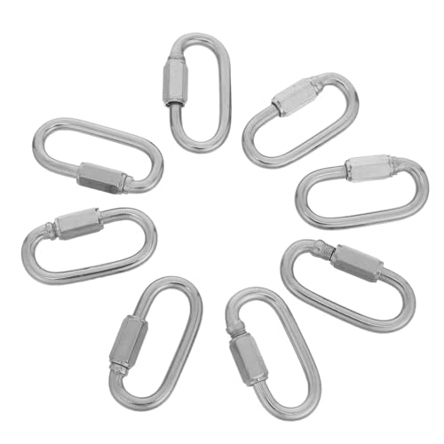 Hemobllo 8�X�e�����X��M6�N�C�b�N�����N�`�F�[���C�������N�J���r�i�A�_�v�^�[�ω׏d150kg���b�N���I�[�o���`�󉮊O���[�v���t���p�ό󐫍��ϋv�V���o�[�F