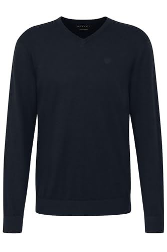 Pull à col en V bugatti ajusté en maille douce pour hommes exigeants - 4