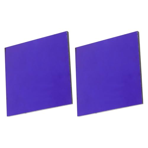 Vidrio de cobalto azul para eliminar destellos amarillos en pruebas de llama de laboratorio