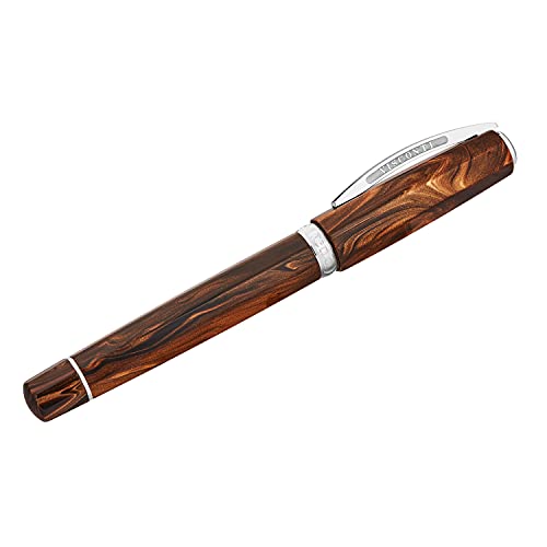 Visconti 804Rlms14 'Medici' Brown Resin Rollerball Pen #TOP23