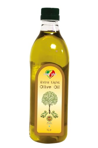 Image of Long Live Extra Light Olive Oil, First Cold Pressed,(Imported from Italy) -1 Ltr Pack of 2