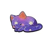 Galaxy Cat Metal Needle Minder for Cross Stitch