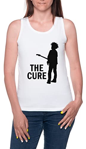 Enigmae The Cure Boys Don’t Cry T-Shirt à Manches Longues Femmes sans Manches Blanc Tank Women White M