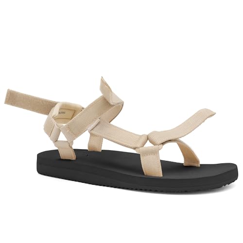 Image of Women's Original Sandals Comfortable Quick-Drying Casual Sport Sandal Walking Hiking Water Sandals With Arch Support