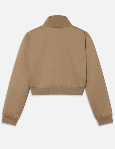 Bomber Jacket For Women Utility Trendy Coats Zip Up Lightweight Outwear Varsity Crop Tops With Pockets3