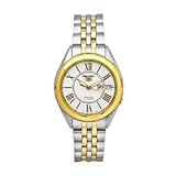 Seiko セイコー Men's SNKL36 Two Tone ステンレススチール アナログ with White Dial Watch 男性用 メンズ 腕時計 （並行輸入）