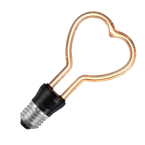 Homsfou 4215WYUE445K64DDC 1Pc Led Bulb Light Led Decor Light Heart Lights Ring Bulb Warm Retro Light Led Lightbulb Vintage Led Bulb Led Light Bulbs Filament Bulb Led Decorative Lights Antique Light Bulbs cover