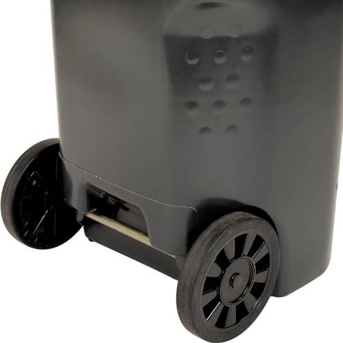 OTTO Mobile Heavy Duty Trash Container, 65 Gallon, Gray - Thumbnail 5